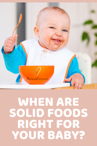 solid foods for your baby