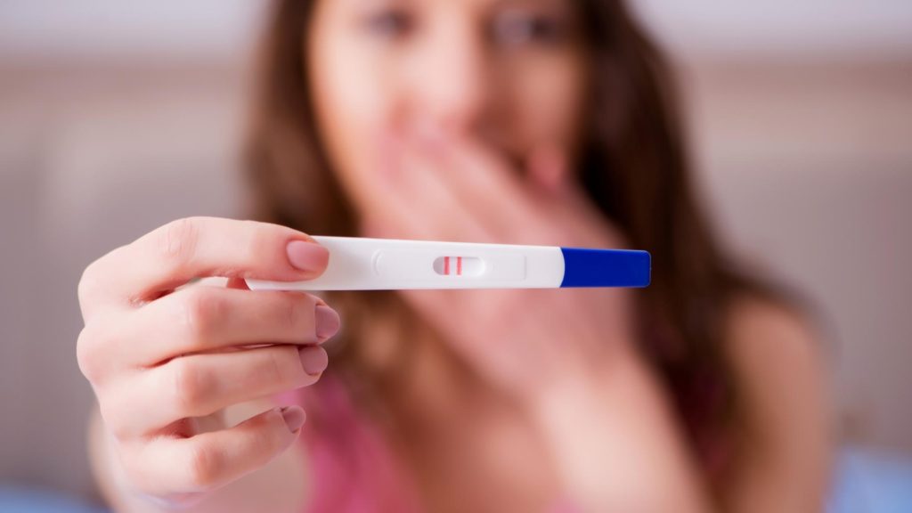 positive pregnancy test